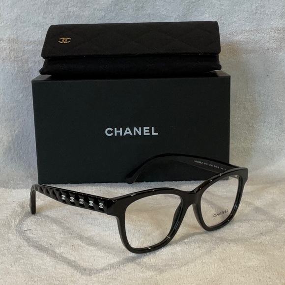 Chanel Black Women's Glasses - Picture 1 of 3